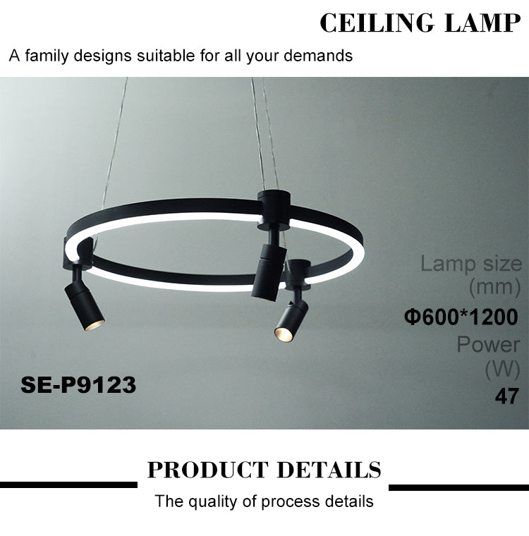 Modern Gold And Black Chandelier Lightings For Living Room Pendant Chandelier Manufacturers