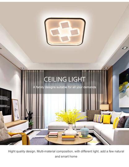 Manufacturer Acrylic Round Shape Led Ceiling Indoor Lighting Home Decoration Ceiling Light For Bedroom 