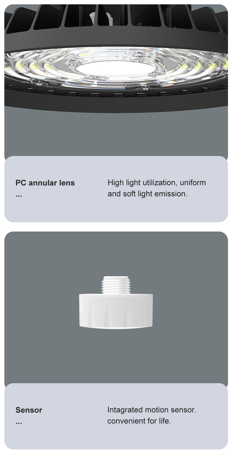 Commercial Industrial Lighting 100W 150W 200W Workshop Highbay LED UFO High Bay Light