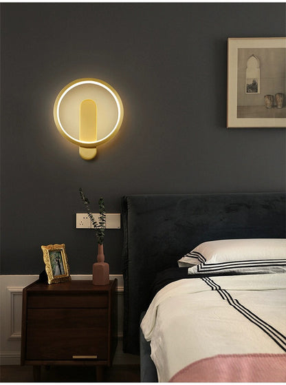 Modern Indoor Led Wall Light Bedroom Living Room Home Wall Sconce Hotel Decorative Copper Wall Lamps