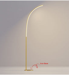 17w Black Gold Dimmable Standard Lamp Led Floor Light Read Floor Lamp Decoration