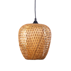 Handmade New Design Wooden Home Lighting Dimmable Led Rattan Pendant Light Chandeliers