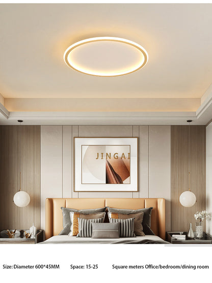 2024 New Round  Modern Minimalist Ceiling Lamp Room Bedroom Led Lights For Children