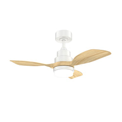 36 Inch 3 Blade Ceiling Fan Energy Saving App Control Solid Wood Small Ceiling Fan With Light And Remote Control