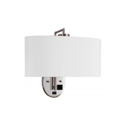 Home2 Suites 60 Watt Fluorescent or LED Equivalent Fixture Sconces Wall Lights Hotel Room Wall Lamps With Outlets