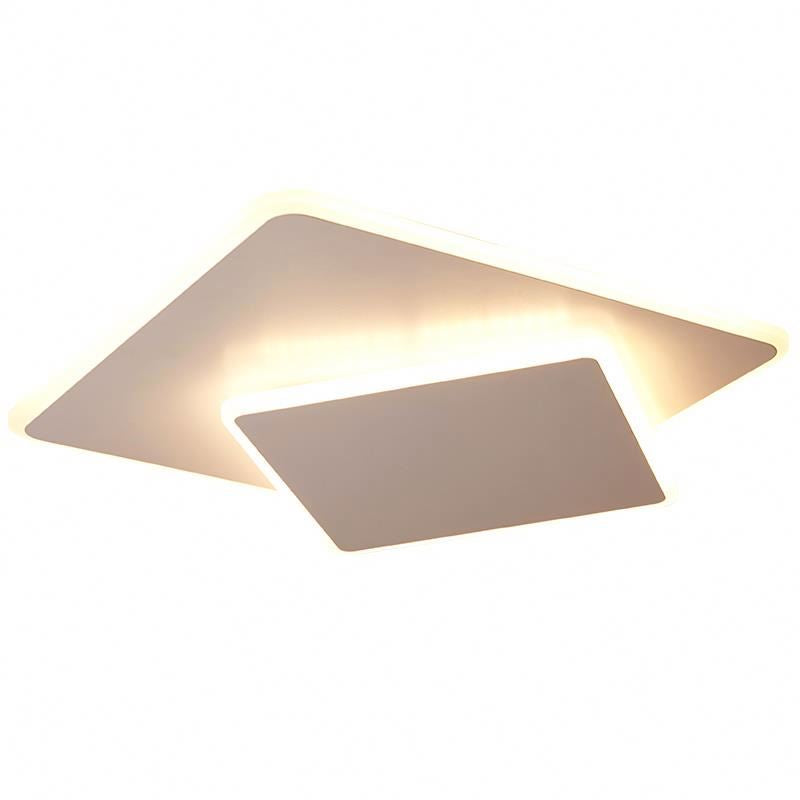 Wholesale home decorative acrylic dimmable ultra thin square led ceiling light 