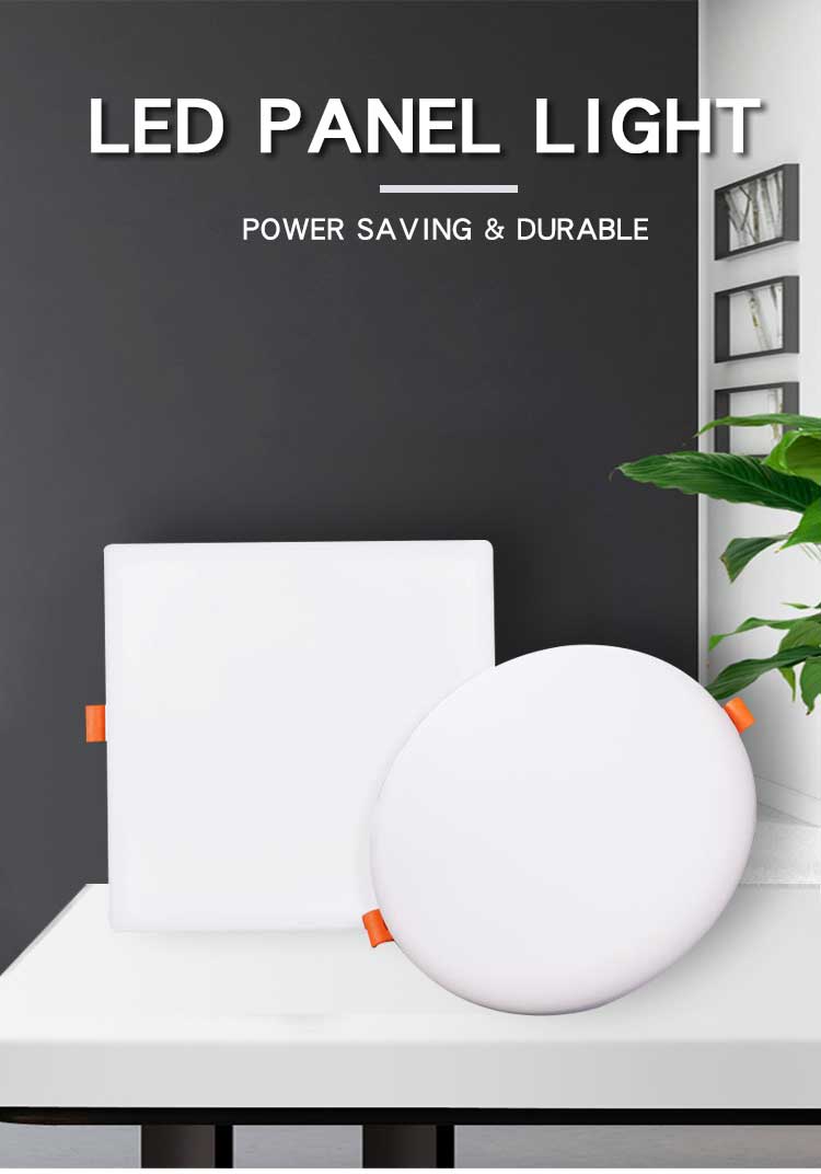 Popular Aluminum Round And Square 12W 18W 24W 30W Led Panel Surface Mounted Round led panel light 