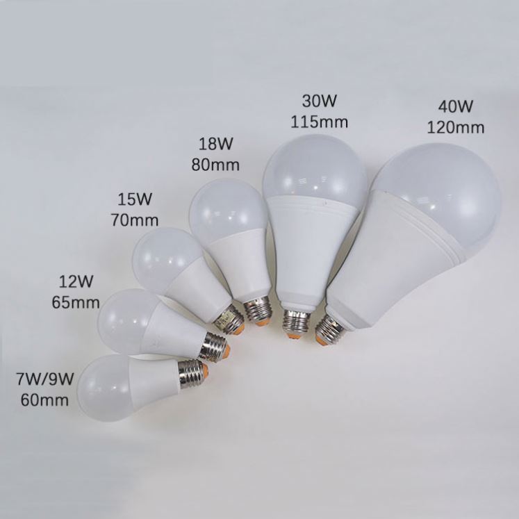 Free samples led bulb raw material 5W 7W 9W 12W 15W 18W 24W A60 skd/ckd led bulb lighting lamp