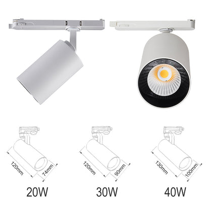 2024 hot smart LED Spotlight IP20 30W  rotatable track light high brightness 3000K Aluminium for hotel home office Lighting