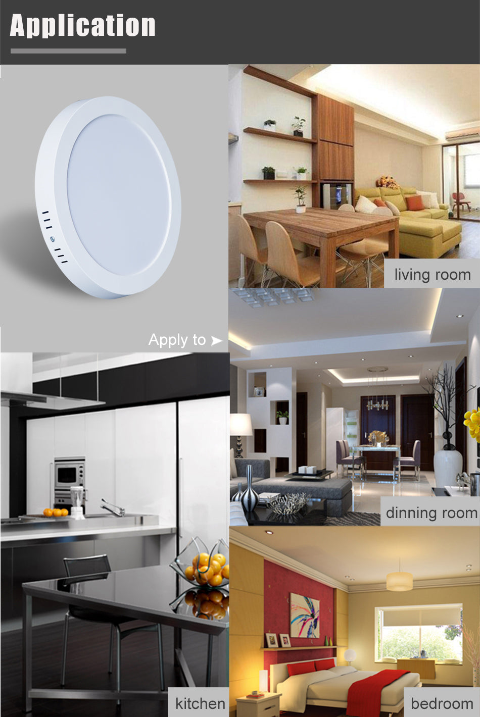 Square & Round White Mini Led Panel Light Recessed Mounted For Home Office Shopping market Hospital Workshop