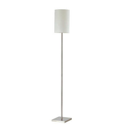 Modern Hotel Home Black White Metal Shade Standing Light Floor Lamp for Bedroom Living Room