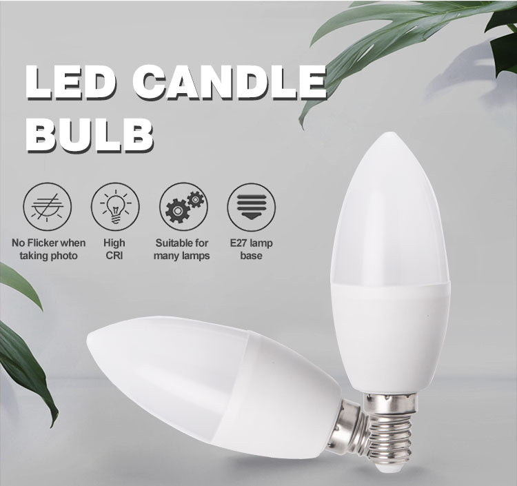 5W 7W B22 E27 E14 LED BULB skd ckd  OEM ODM Factory ,CE RoHs Energy Saving Smart LED Candle Bulb Raw Material