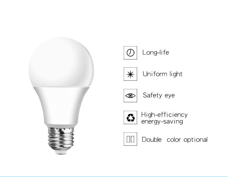 Led Store Switch Power Bulb Indoor E27 3W 5W 10W 15W Clothing Luminous Lamp led light bulb 