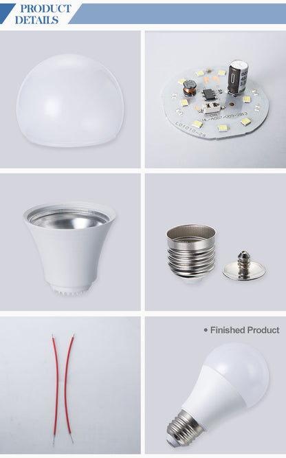 wholesale 20W 30W 40W 50W parts emergency led bulb skd Material