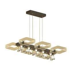 New Design Nordic Ceiling Living Room Lamps Luxury K9 Crystal Light 54W 72W Modern Led Chandelier