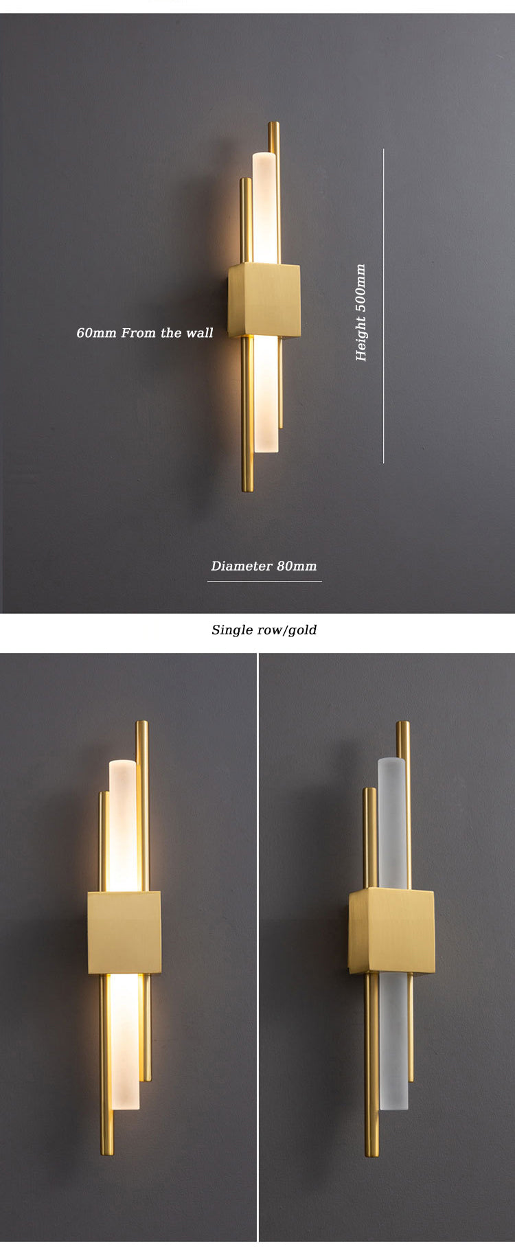 Modern Stylish Led Lighting Bedroom Hallway Wall Sconce Decoration Wall Light Bedroom Furniture Wall Lamp