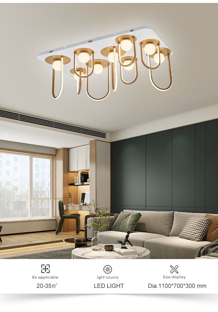 Dining Room Chandeliers Home Decoration Lamps Led Lights Brass Led Ceiling Lights Design Lamp