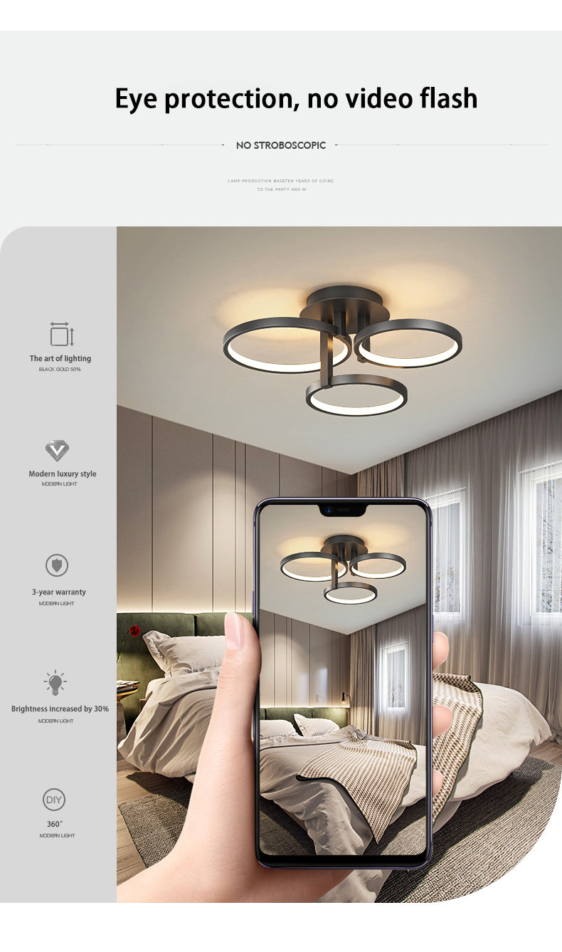 2025 Modern Minimalist Lighting Fixtures Modern Room Led Lights Ceiling Lamp For Home