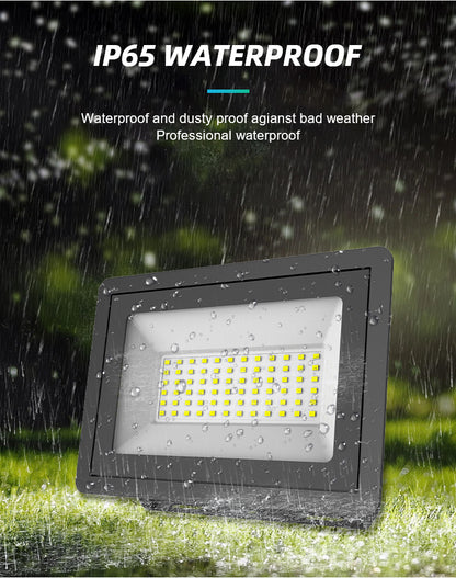 Black Energy Saving Aluminium Alloy 20w IP65 Waterproof LED Flood Garden Flood Lights