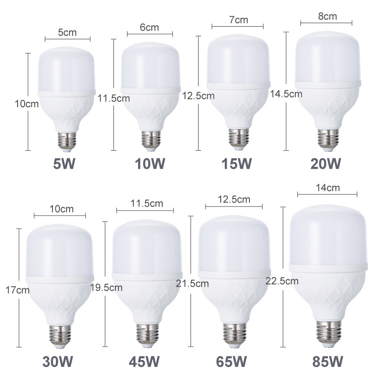 Home Light Cover and E27 B22 Lamp Holder15w LED Bulb