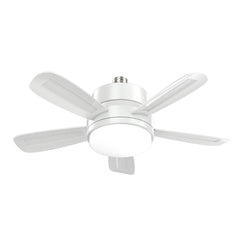 Socket Fan Light Dimmable Enclosed E26 E27 Bulb 5 Blades Socket Ceiling Fan With Remote Control