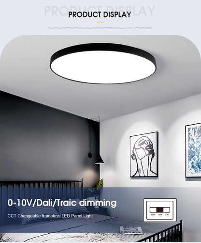 Manufacturers Wholesale Ultra-Thin Ceiling Light Living Room Light Modern Simple Round Bedroom Light 