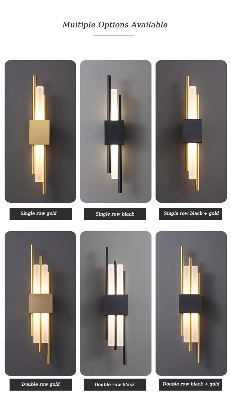 Modern Stylish Led Lighting Bedroom Hallway Wall Sconce Decoration Wall Light Bedroom Furniture Wall Lamp