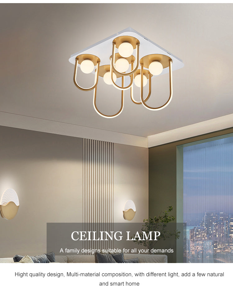 Dining Room Chandeliers Home Decoration Lamps Led Lights Brass Led Ceiling Lights Design Lamp