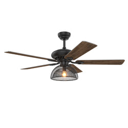 52 Inch Home Modern Decorative Indoor Classic Remote Control Ceiling Fan With Light