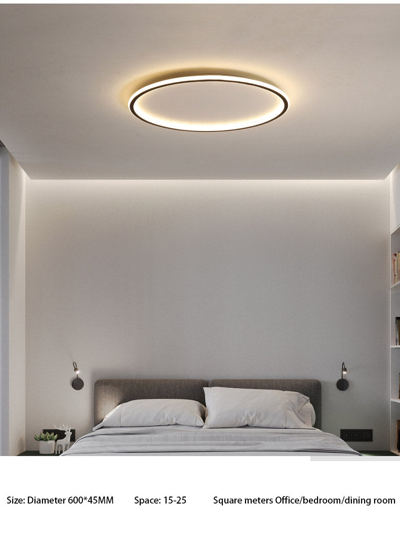 2024 New Round  Modern Minimalist Ceiling Lamp Room Bedroom Led Lights For Children