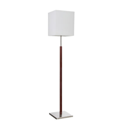 Modern Hotel Home Black White Metal Shade Standing Light Floor Lamp for Bedroom Living Room