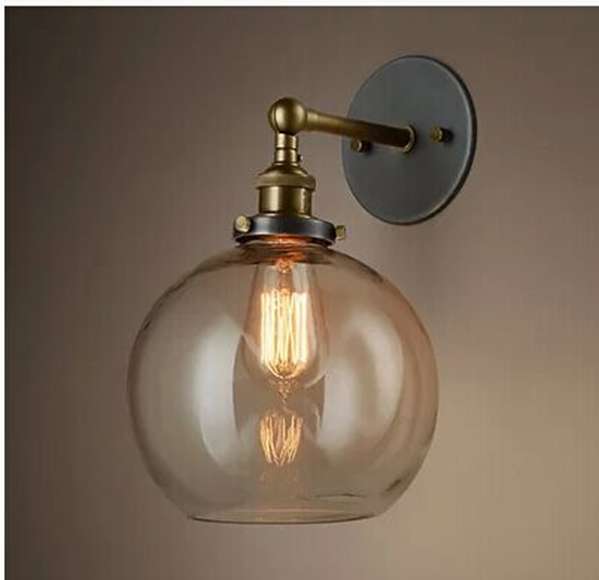 Hotel modern wall lamp bedroom decorative glass wall lamp indoor wall lamps