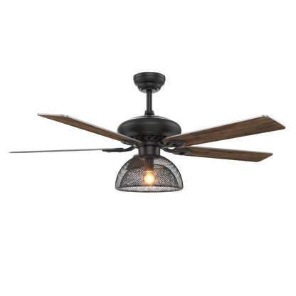 52 Inch Home Modern Decorative Indoor Classic Remote Control Ceiling Fan With Light