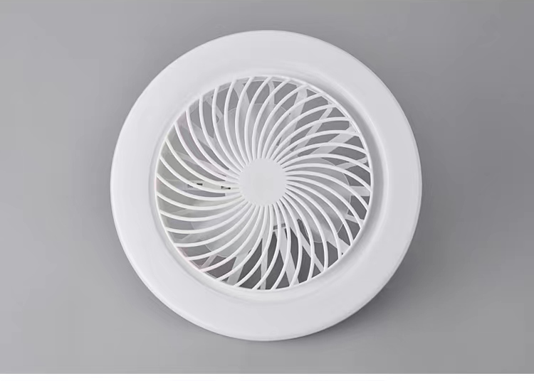 Easy Install Mini Socket Fan Dimmable 3 Wind Speeds Remote Control Base Enclosed E27 Ceiling Fan For Bedroom Kitchen