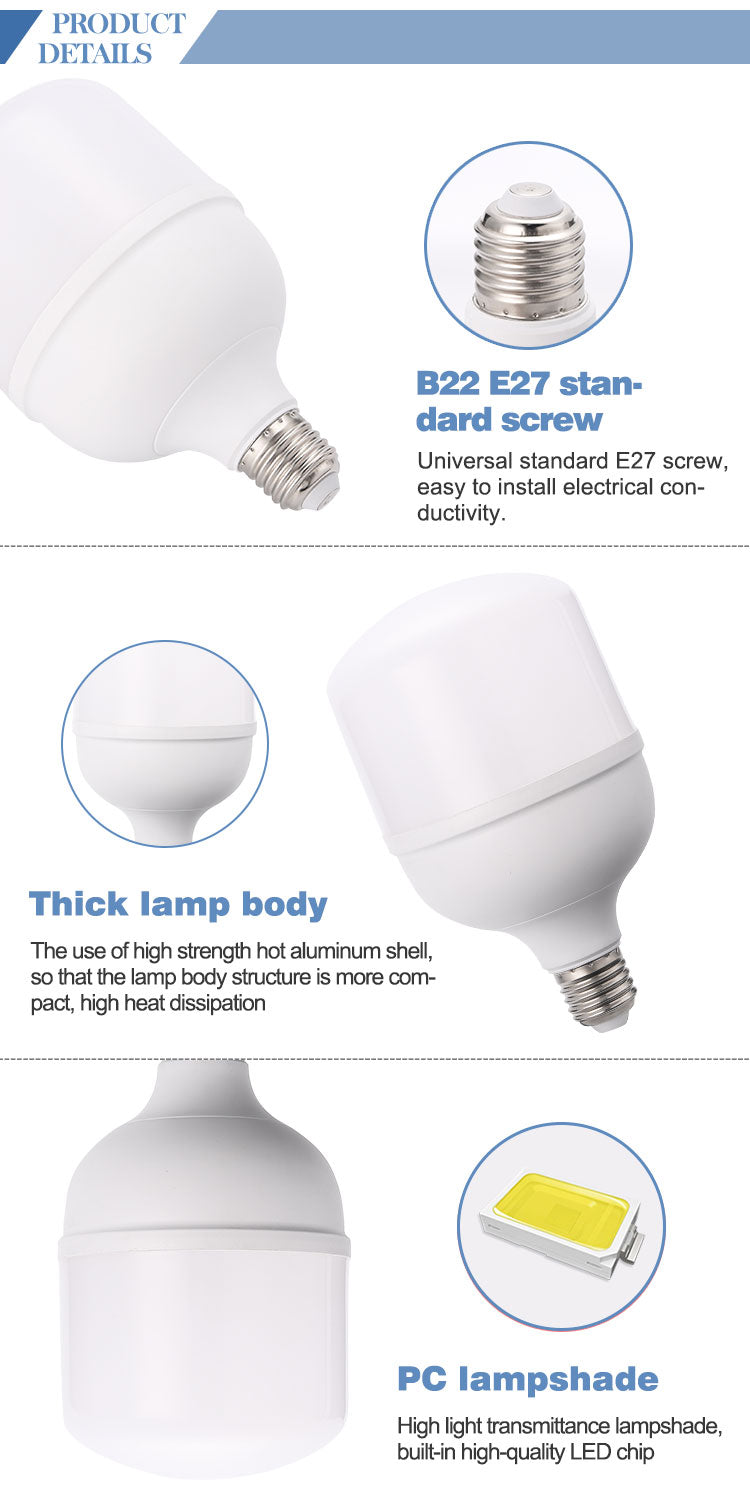 OEM/ODM Home Office Use CE ROHS E27 B22 led bulb 185V-220V 5W 10W 13W 18W 28W 38W 48W 58W led light bombillos