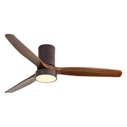 High Quality Home Living Room 52 Inch Ceiling Fan Decorative Indoor Brown  Ceiling Fan With Light