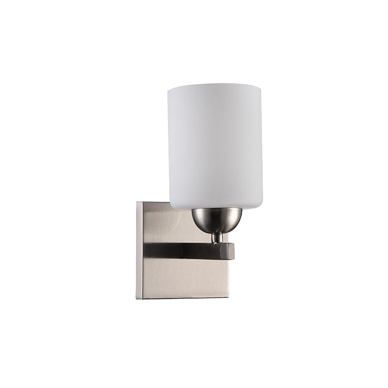 Hotel E26 Sconce White Linen Metal Wall Lamp Wall Mount Bedside Lamp with Reading Light