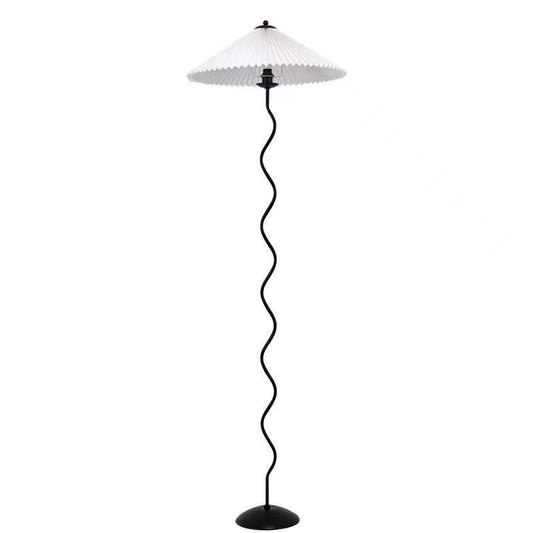 2025 Vintage Pleated Bedside Minimalist Atmosphere Living Room Bedroom Floor Lamp