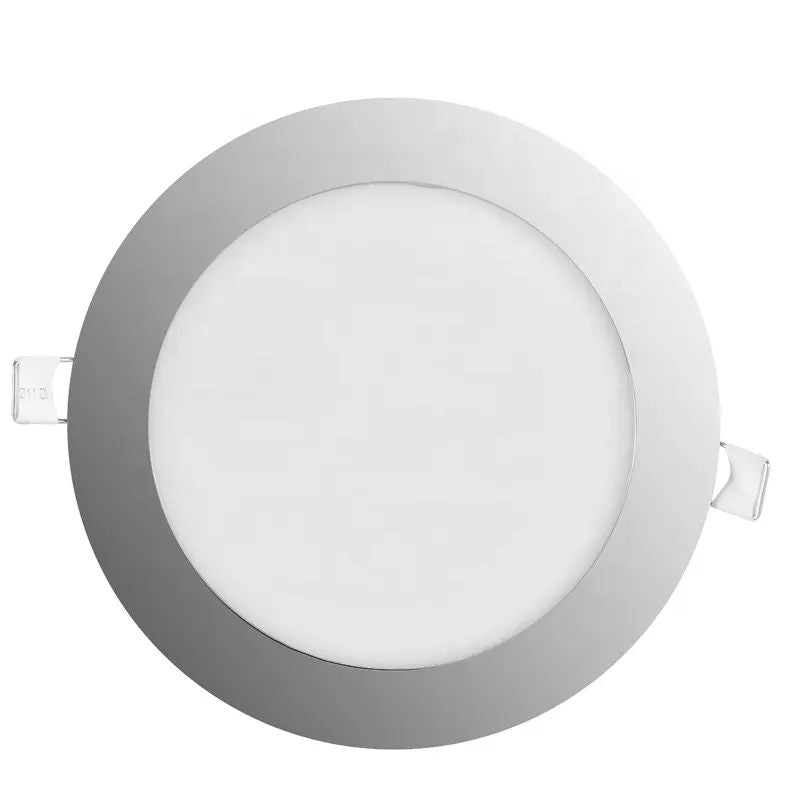 Factory Supply Soft Non Glaring Convenient Installation Recessed Round Led Panel Light For Hotel