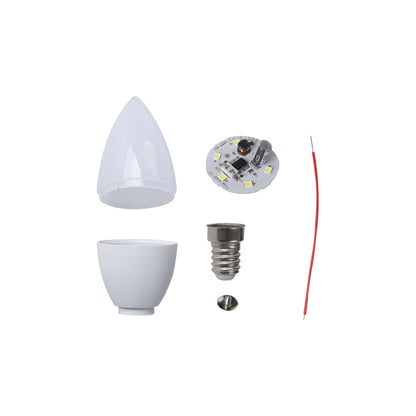 5W 7W B22 E27 E14 LED BULB skd ckd  OEM ODM Factory ,CE RoHs Energy Saving Smart LED Candle Bulb Raw Material