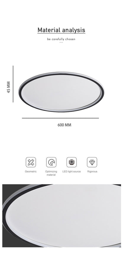 2024 New Round  Modern Minimalist Ceiling Lamp Room Bedroom Led Lights For Children