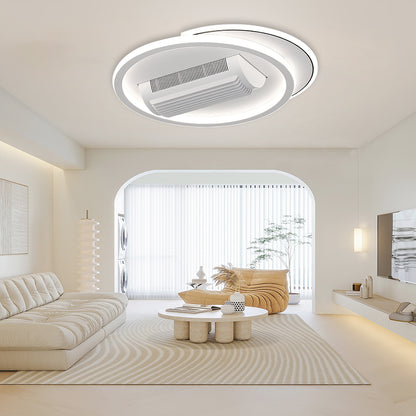 Modern Simple Style Fan Light Decorative Dining Hotel Bedroom Kitchen Smart Ventilation Ceiling Fans Light 