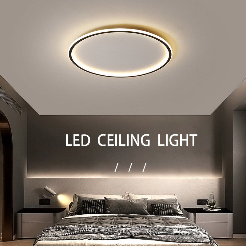 2024 New Round  Modern Minimalist Ceiling Lamp Room Bedroom Led Lights For Children