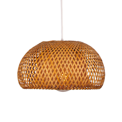 Handmade New Design Wooden Home Lighting Dimmable Led Rattan Pendant Light Chandeliers