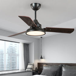 42 Inch 3 Blade Ceiling Fan Modern And Simple Design  Custom Ceiling Fan With light And Remote Control