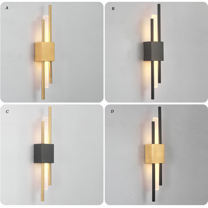 Modern Stylish Led Lighting Bedroom Hallway Wall Sconce Decoration Wall Light Bedroom Furniture Wall Lamp