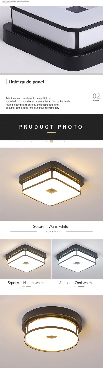 Good Price Rectangle 12w 16w Led Decorative Ceiling Lights House Ceiling Lamp For Living Room 