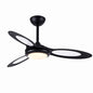 Modern Nordic Style 42 Inch Retractable Ceiling Fan Home Led Quiet Reversible Motor Ceiling Fan With Light 