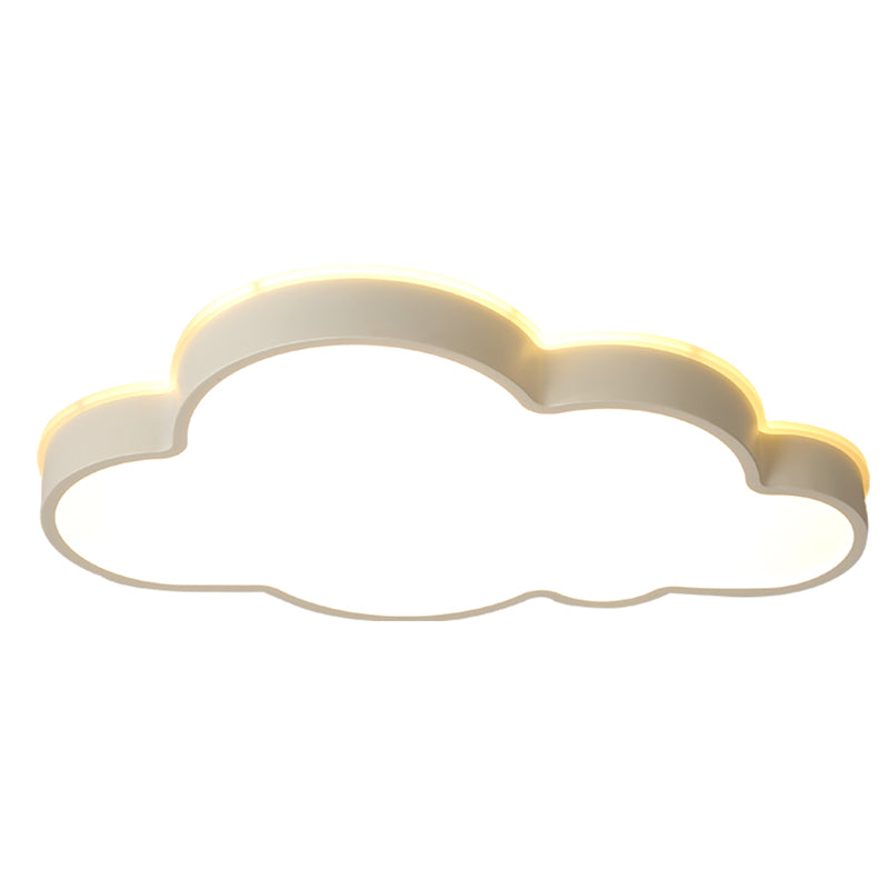 Hot sale dimmable cloud shape ceiling lighting remote ceiling light with lamp for kids room