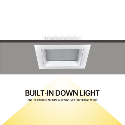 Commercial Black Spot LED Down Light 24W Wall Washer Anti Glare COB Downlight Recessed Spotlight